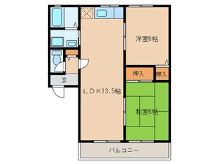 ソフィア下山門の物件間取画像